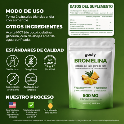 Bromelina 500mg